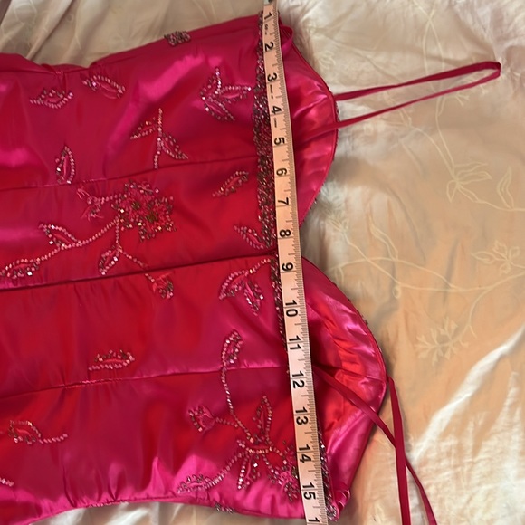 Mermaid Satin Beaded Gown - Picture 10 of 12